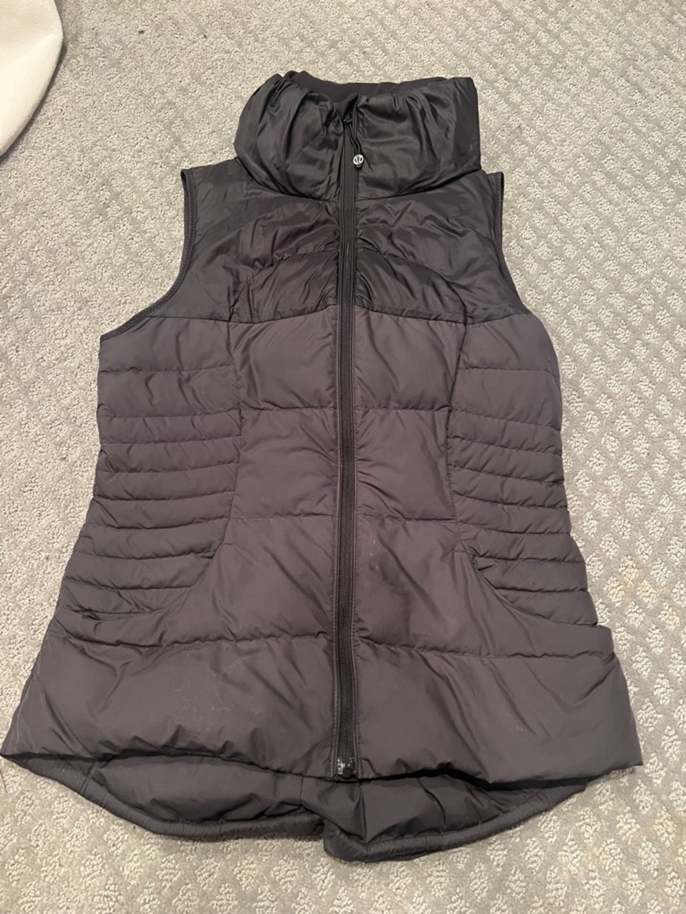 lululemon athletica Black Quilted Down-Style Vest